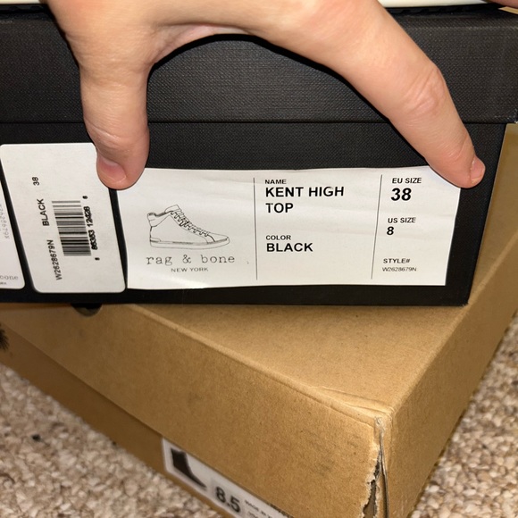 New in box Rag & Bone Ken high top sneaker - Picture 5 of 5